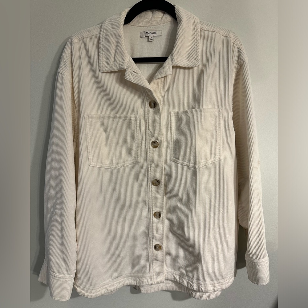 Madewell Corduroy Kentwood Over-Sized Shirt Jacket